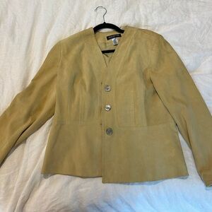 Suede blazer